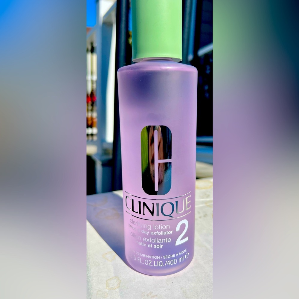 Clinique Clarifying Lotion #2 13.5 oz Dry Combination Exfoliate Glow…